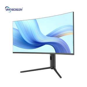 INGSCREEN 34インチ超オールインワンデスクトップコンピュータ強力な内部と超広角表示角度湾曲画面 - Product Image 1