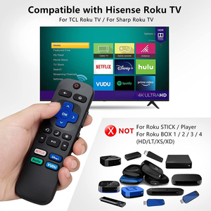 人気17キーユニバーサルリモコンROKUショートカットキー付き - Product Image 4