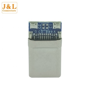 Conector USB tipo C, Conector de cables electrónicos macho y hembra - Product Image 3
