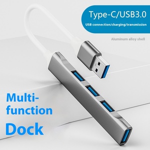 USB3.0 100 Megabyte Aluminum Alloy Docking Station Non-Drive <strong>Network</strong> Card <strong>Type</strong>-C RJ45 Wired <strong>Computer</strong> Hub for Laptop USB External - Product Image 3