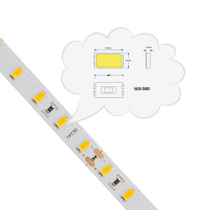 5630 60-<strong>LEDs</strong> 14.4W/M Warm White <strong>LED</strong> Strip Light DC 12V Input RGB Color Temperature CCT WiFi Remote Control for Bluetooth Copper - Product Image 6
