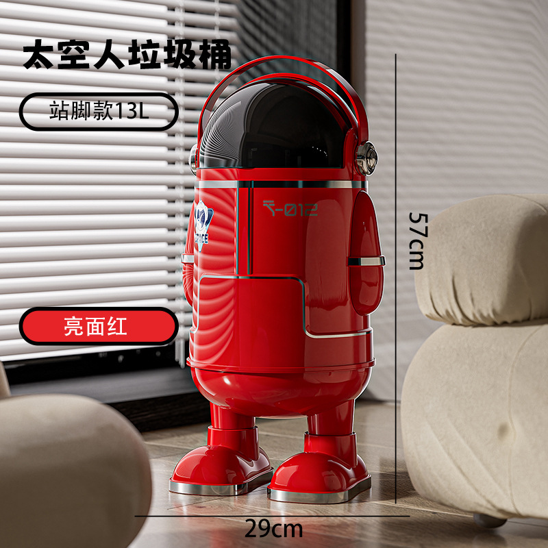 Large size, glossy red - standing style