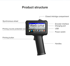 Batterie betriebener Hand-Tinten strahl drucker Codierung Datums codierung maschine Drucker Handheld tragbarer Hand-Mini-Tinten strahl drucker - Product Image 5