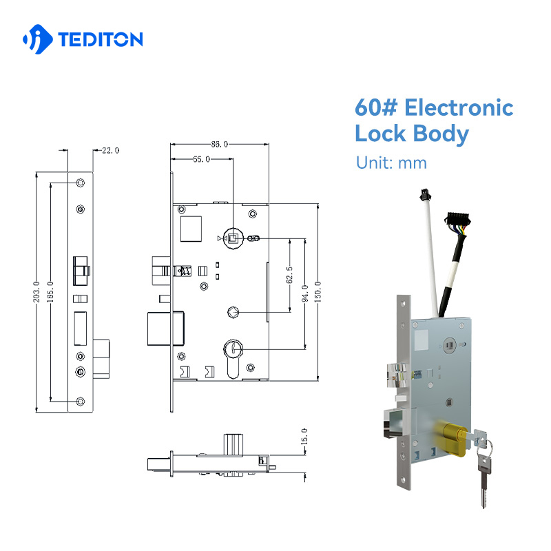 Factory Direct Sale Rfid Access Control  Hotel Lock System with Key Smart Safe Hotel Door Lock