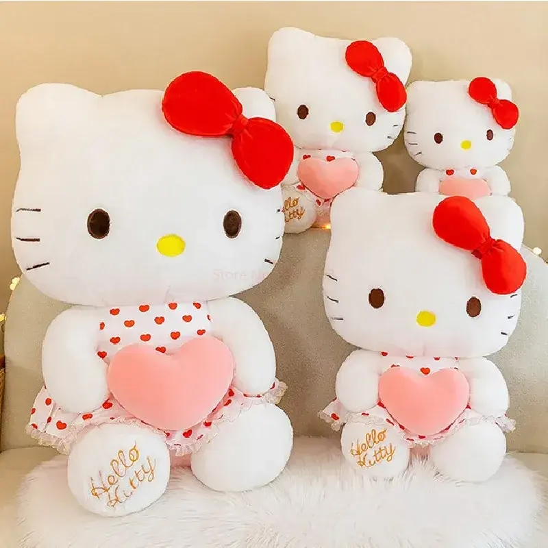 Nieuwe Sanrioed Cartoon Anime Pure Jurk Kt Pluche Pop Grote Schattige Kamer Decoratie Pluche Speelgoed Slaapkussen Kawaii Knuffel