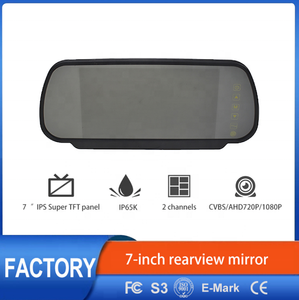 7&quot; <strong>Mirror</strong> Monitor 2 Cameras Input Rear View Android <strong>GPS</strong> Monitor Android <strong>GPS</strong> Navigation Monitor for Truck - Product Image 6