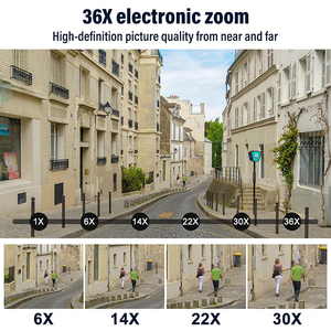 Wifi 5MP/8MP IP摄像机POE 36X光学变焦安全摄像机室外双向音频闭路电视摄像机全色 - Product Image 2