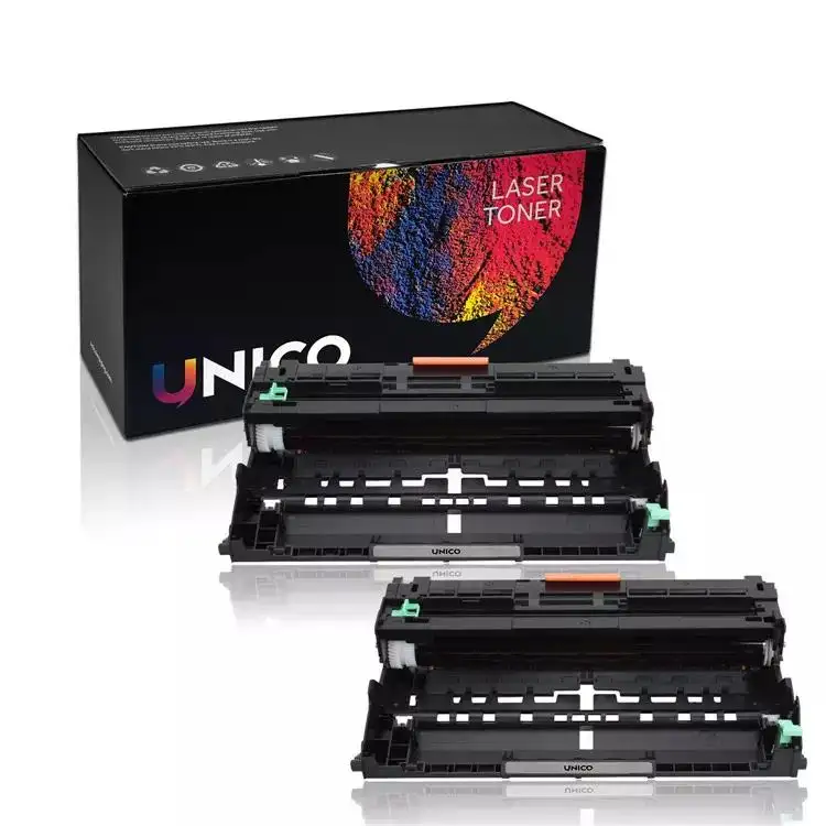 UNICO Cartucho de toner impressora Compatível para Brother HLL2375DW DCPL2550DW MFCL2715DW Tambor DR2455 DR2430 DR2400 Toner Laser