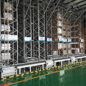 Sistema de estanterías de almacenamiento de grúas apiladoras para la industria alimentaria Pallet ASRS Warehouse Sistema de estanterías de recuperación de almacenamiento automatizado con WCS WMS - Product Image 4