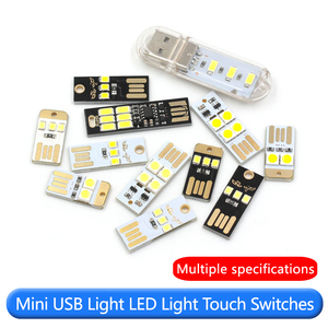 Benutzer definierte kleine LED-Lichtquellen-Steuer modul PCB USB-Leiterplatte Pcb Touch Switch Kit Elektronische Komponenten LED-Panel-Leuchten