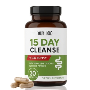 Hochwertige glutenfreie Senna Leaf 15-Tage-Kapseln Colon Cleanse Detox-Kapseln zur Unterstützung der Immunität und zur Unterstützung der Darm gesundheit - Product Image 1