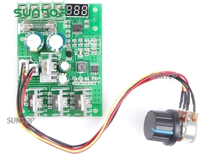 6V 9V 12V 24V 36V 48V 60V <strong>PWM</strong> <strong>DC</strong> <strong>Motor</strong> <strong>Speed</strong> <strong>Controller</strong> 20A (<strong>30A</strong> MAX) with Digital Display Meter 0-100% <strong>Speed</strong> Regulation Power - Product Image 2