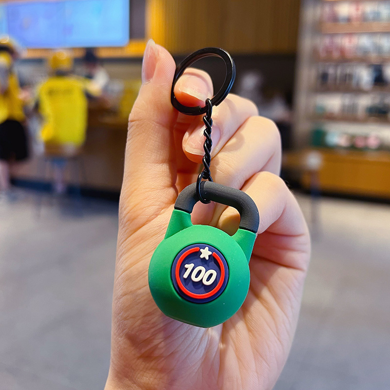 Kettlebell Fitness Pendant - green