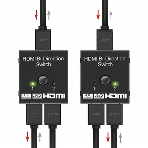 <strong>2</strong> to <strong>1</strong> HDMI Bi-Direction <strong>Switcher</strong> New Dual <strong>2</strong> Ports 4K HDMI <strong>2</strong>.0 Bi-Directional 2x1 1x2 Switch <strong>Splitter</strong>