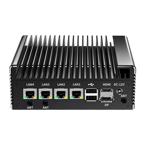 Portable Mini PCs by Intel N100 Fanless <strong>Desktop</strong> <strong>Computer</strong> with Type-C 1*HD DP 4*Lan 2*Com <strong>Linux</strong> Win 10 for Industrial Use EU Plug - Product Image 6