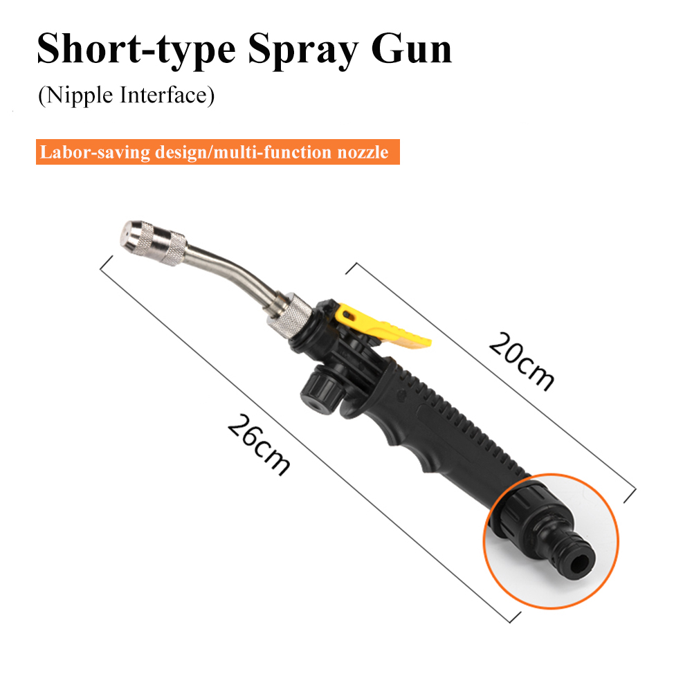 Noir: Pistolet de pulvérisation réglable de 26cm