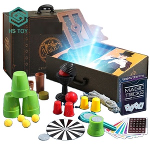 HS Kids Magic Tricks Kit Anfänger Easy Play Atember aub endes Spiel Lernen mit Hand Geschenk box Kunststoff Material - Product Image 1