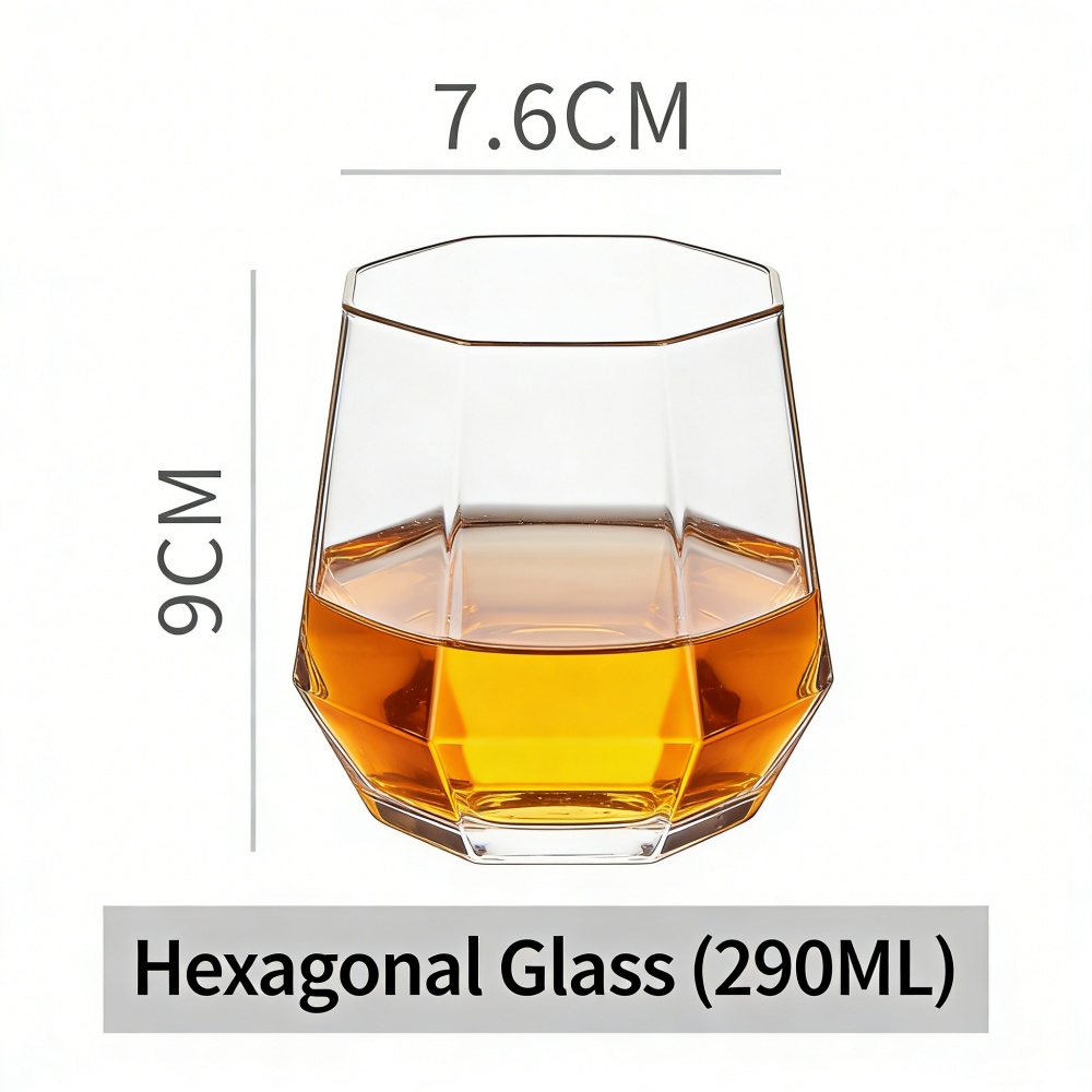 Verre hexagonal (290 ml)