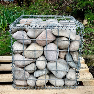 La immersione calda di alta qualità ha galvanizzato + PVC ha ricoperto la rete esagonale del gabbione del filo di acciaio a basso tenore di carbonio per la protezione e la gestione del fiume - Product Image 4