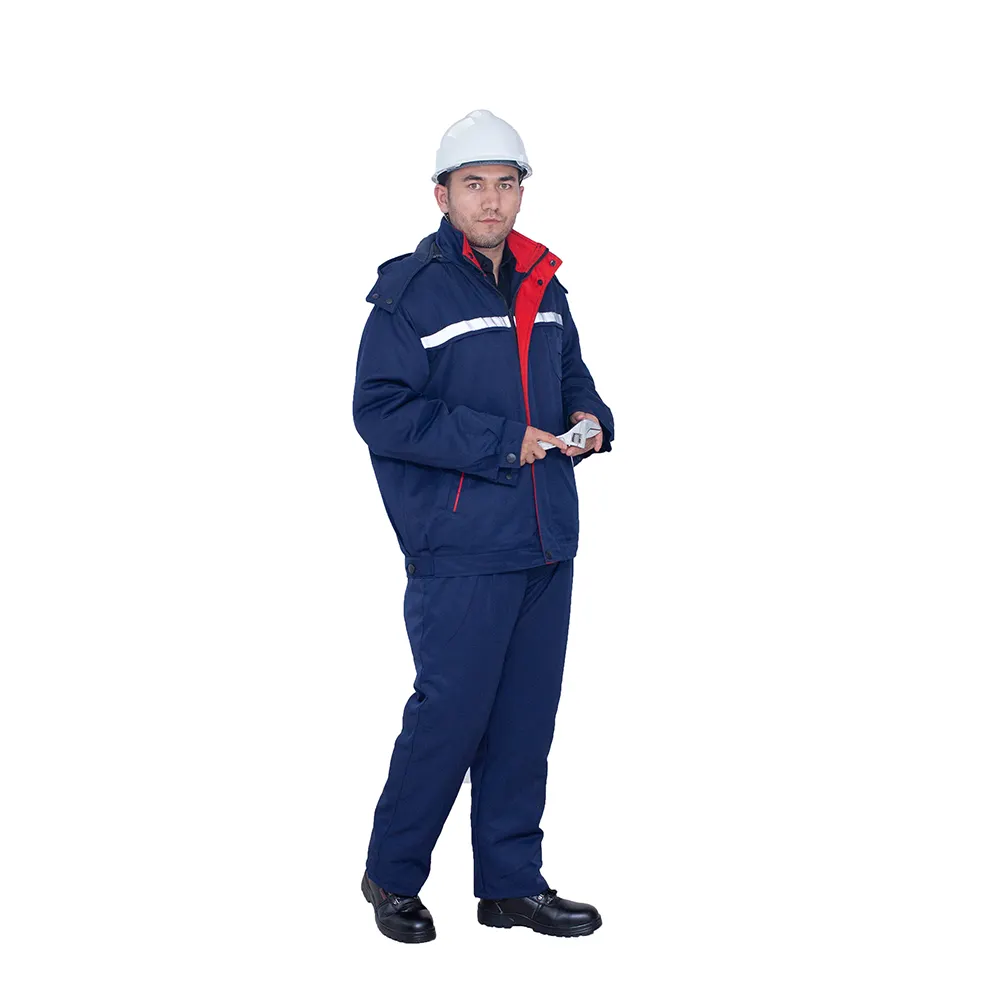 Uniforme de segurança para trabalhadores da construção civil, uniforme de fábrica industrial com vários bolsos de alta qualidade