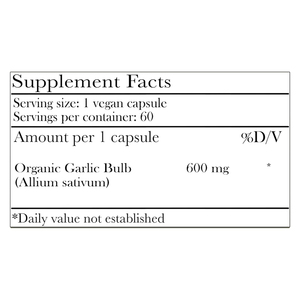 OEM/OM, оптовая продажа, органические капсулы с цельным зубчиком чеснока, 600 мг, 60 травяных добавок, вегетарианские капсулы - Product Image 2