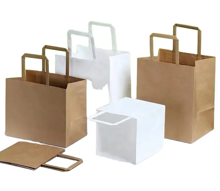 restaurant food packaging take away paper bag