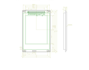 2,6-Zoll-OLED-LCD-Display LCD-Monitor 240*320 AMDN001 S6E63F0X Amoled-Anzeige modul