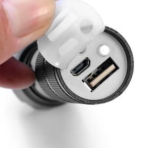 QXMOVING Водонепроницаемый зум USB перезаряжаемый Тактический T6 светодиодный маленький фонарик Power Bank Многофункциональный мощный фонарик