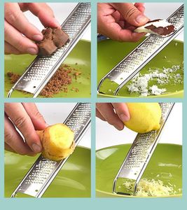 Portable Stainless Steel <strong>Zester</strong> for Fruits and Vegetables Kitchen Gadget with Iron Handle Cooking Tool Accessory for Home <strong>Use</strong> - Product Image 2