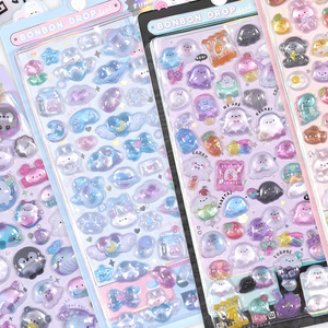 3d Acrylic Relief <strong>Sticker</strong> Children's Cartoon Three-dimensional Crystal Gem <strong>Sticker</strong> Makeup Modeling <strong>Sticker</strong> - Product Image 3