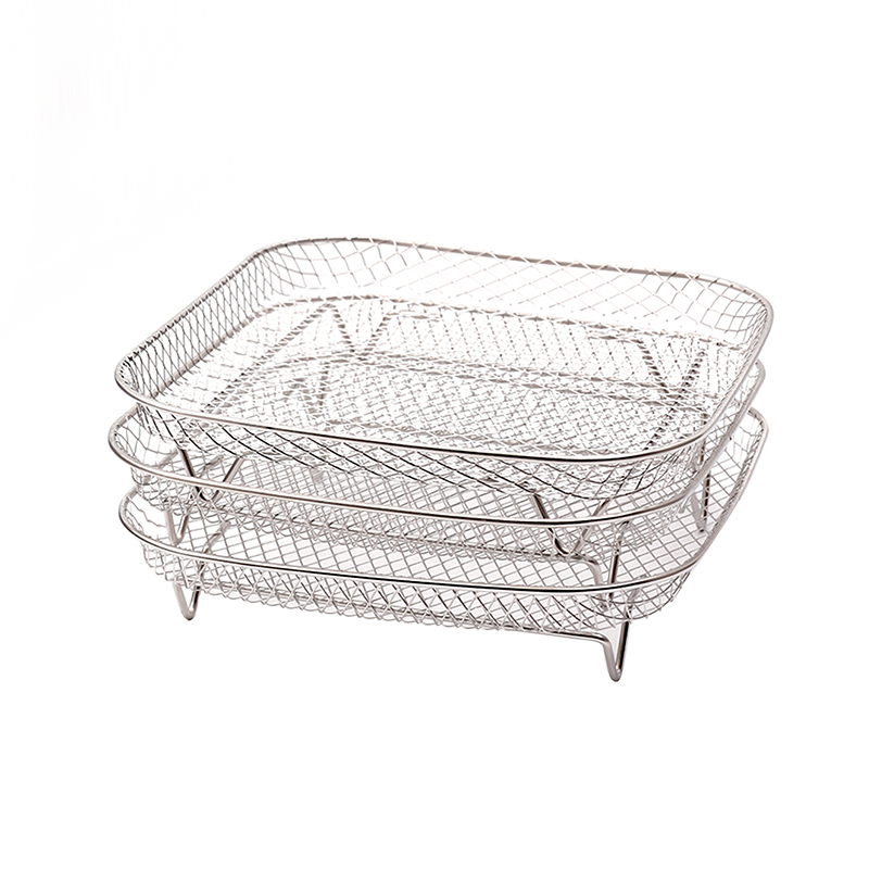 Silver(3-layers square rack)