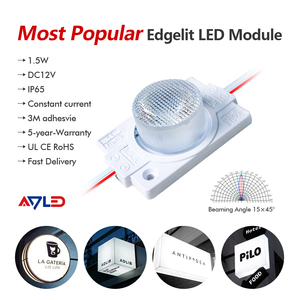 Edgelit Smd2835อลูมิเนียม PCB 44*28*14.5มม. 45*15มุมลำแสง1.5W DC12V ABS ฉีดป้ายโมดูลไฟ LED กล่องไฟจัดอันดับ IP65 - Product Image 4