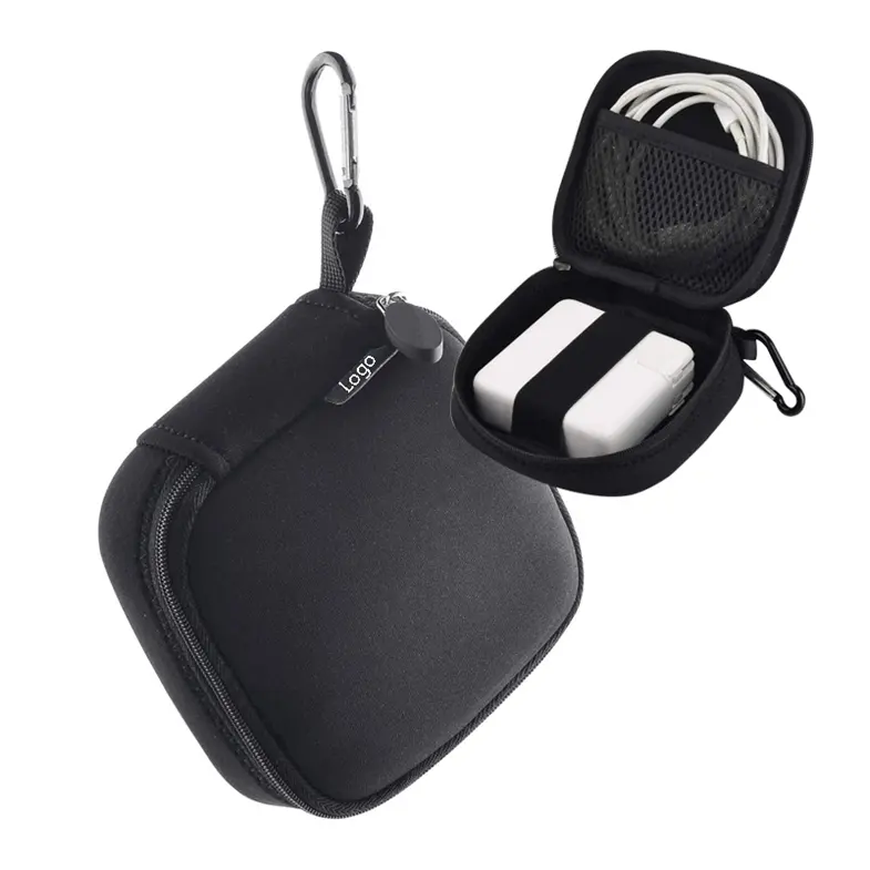 Неопреновый чехол для смартфона с застежкой-молнией дорожная сумка для хранения для адаптеров питания, Ювелирные чехлы