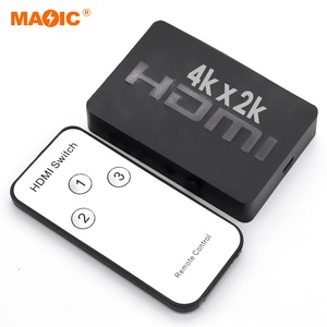 3x1 Hdmi Switch 3 puertos Hdmi Switcher Box Hub 4K Hdmi Switch 3 en 1 con control remoto para REPRODUCTOR DE DVD TV PC - Product Image 3