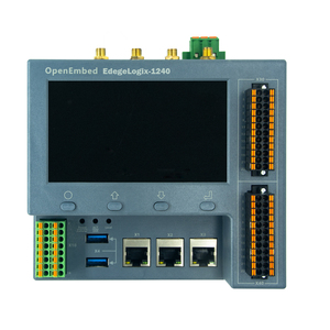 Controller industriale Raspberry Pi PLC Edge, stazione di automazione Gateway 4.3 pollici LCD Touch screen PLC Controller programmabile - Product Image 3