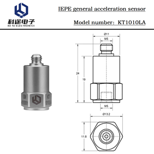 用于振动和冲击测量的IEPE单轴压电加速度传感器 ± 50g容量 - Product Image 3