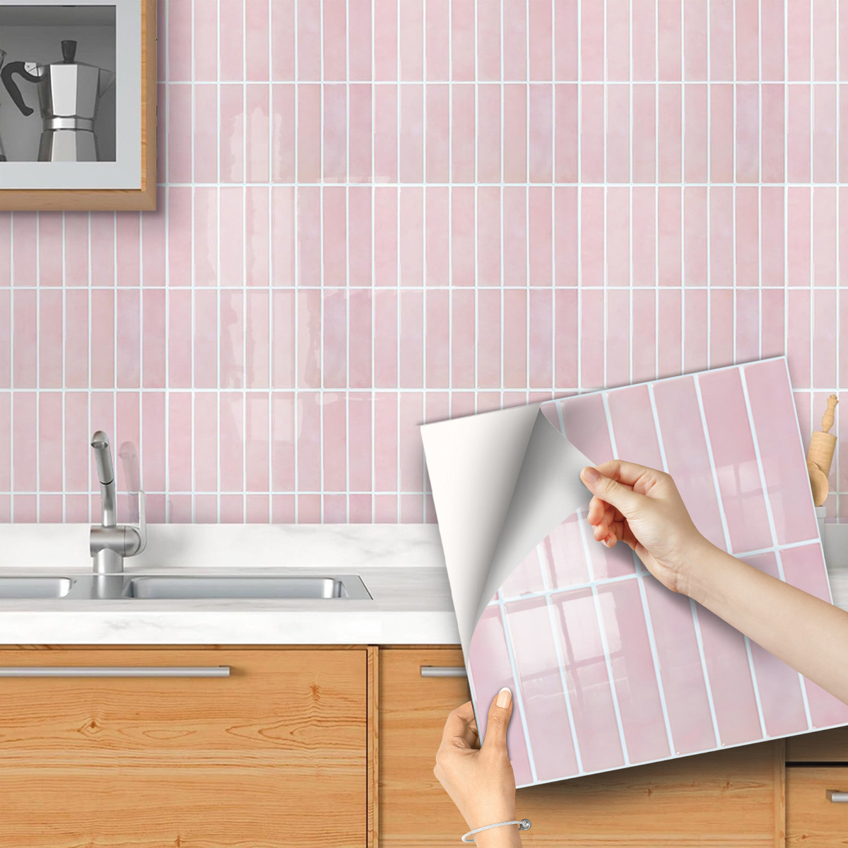 Light pink stripe