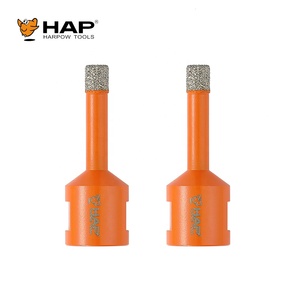 Juego recubiertas de brocas de diamante 2PCS 8MM Diámetro 60MM Longitud Segmento de broca de núcleo de diamante de corte de hormigón - Product Image 1