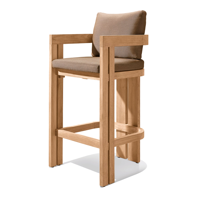 Chaise de bar avec accoudoirs