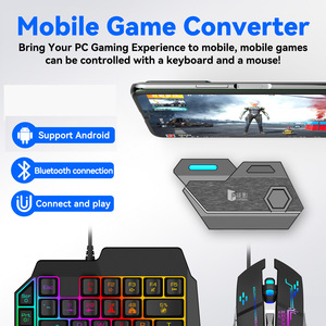 Einhand-RGB-Gaming-Tastatur und-Maus-Kombination 35 Tasten Mini-Gaming-Tastatur 1200 DPI Maus Tragbarer Game controller für PC-Spieler - Product Image 5