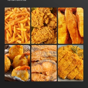 Akıllı çift sistem otomatik kaldırma ve filtre yağı ticari yüksek sıcaklık yüksek fırın fritöz cips için - Product Image 6
