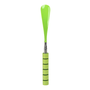 Durable Stainless Steel <strong>Handle</strong> with Extensible and Flexible Extendable Plastic Flexible Shoehorn for Household Use - Product Image 3