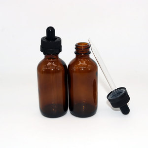 Rõ ràng màu xanh hổ phách màu xanh lá cây Boston Glass dropper chai 1oz 2oz 4oz tinh dầu chai có sẵn 15ml 30ml 60ml 120ml kích cỡ - Product Image 3