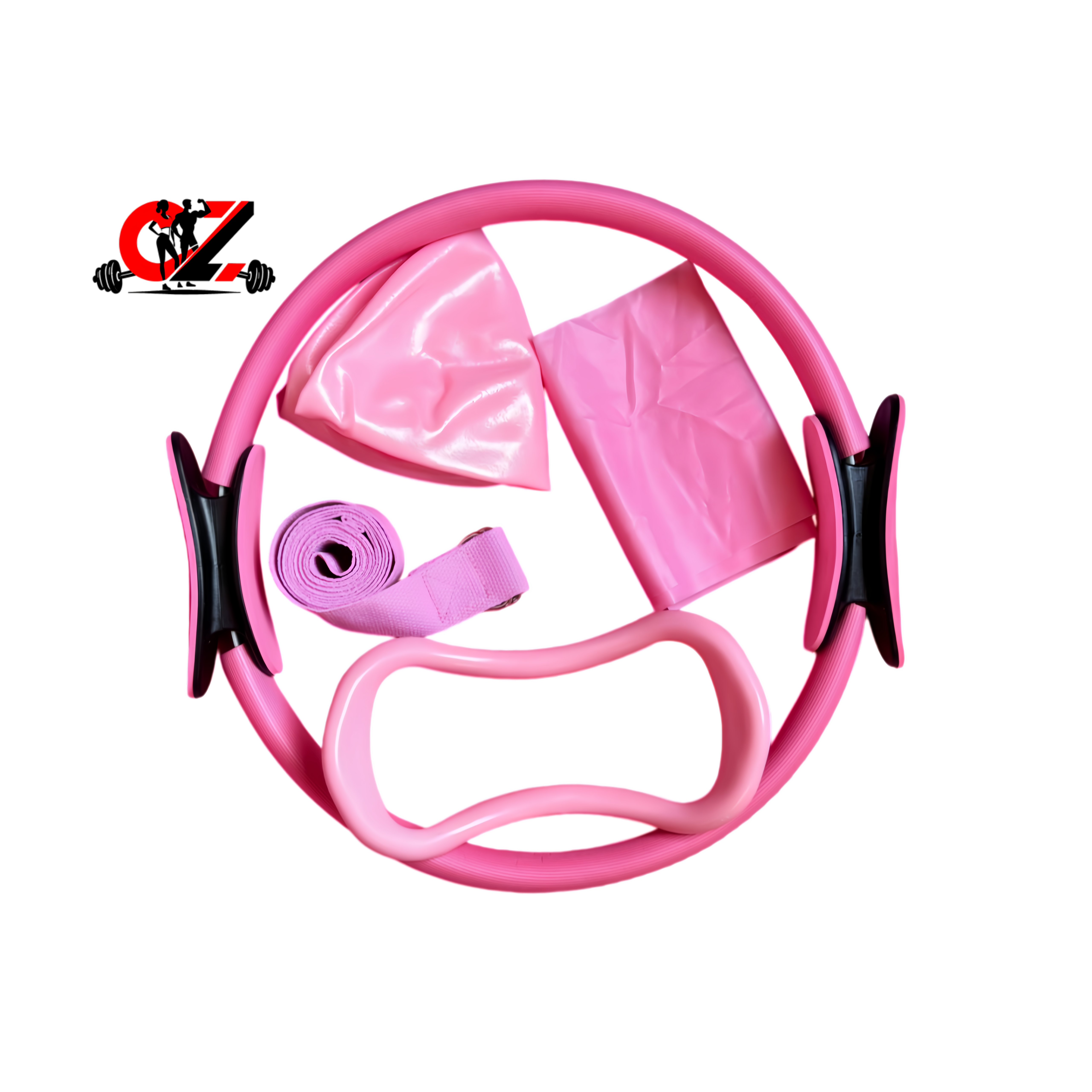Conjunto rosa de 5 piezas
