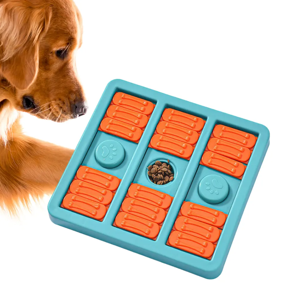 Puzzle per l'alimentazione del cane giocattolo per l'alimentazione automatica giocattoli Puzzle per alimentatore lento per cani