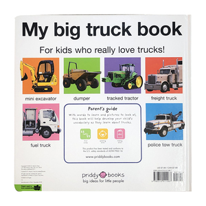 <strong>PRIDDY</strong> English Version Child-Safe My Big Truck <strong>Book</strong> Science Cognitive Cardboard Reading Picture <strong>Book</strong> for Kids