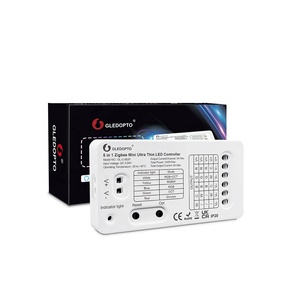 GL-C-002P GledoptoミニサイズZigBeeLEDドライバー5-24VDC入力最大6A出力5-in-1ZigBeeRGBLEDコントローラーRGBWCCTDIMストリップ - Product Image 1