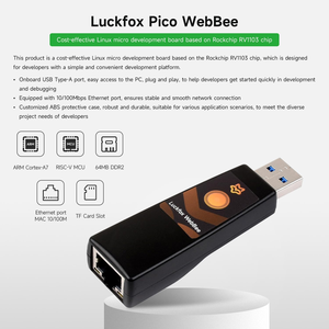 Aismartlink Waves hare Luckfox Pico WebBee RV1103 Linux Micro Development Board, integriert Arm Cortex-A7/RISC-V MCU/Phy - Product Image 2