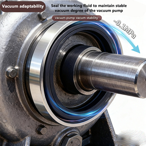 Gioăng dầu PTFE bằng thép không gỉ cho bơm ly tâm, bơm chân không, chịu hóa chất ở nhiệt độ cao, gioăng trục quay - Product Image 4