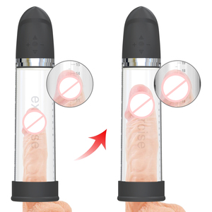 Ylove-Extension de pénis en silicone réutilisable pour homme avec pompe à vide, pompe à pénis pour érection, amélioration du sexe - Product Image 2